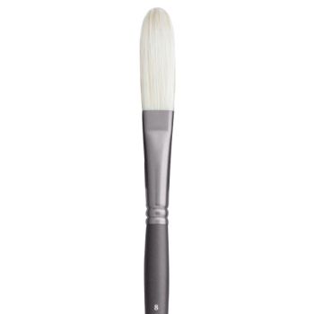 Jack Richeson Grey Matters Series 9845 Long Handle Sz 8 Egbert Bristle Oil Brush