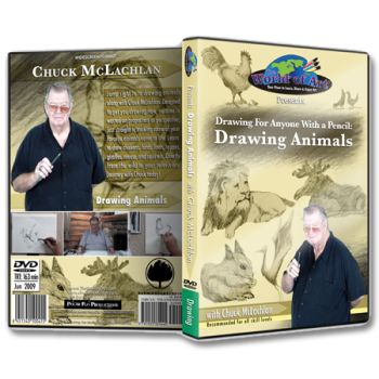Chuck McLachlan - Video Art Lessons "Drawing for Anyone with a Pencil: Drawing Animals" DVD