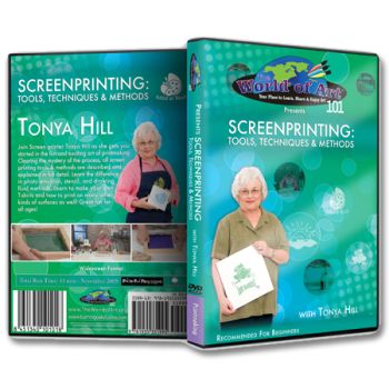 Tonya Hill Screen Printing DVDs