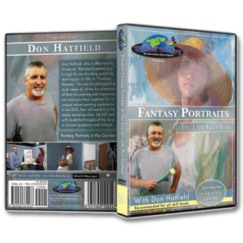Don Hatfield - Video Art Lessons "Fantasy Portraits in the Garden" DVD