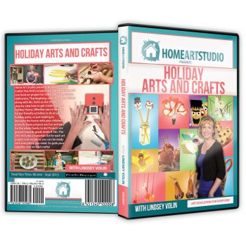 Home Art Studio Art Program Holiday Arts and Crafts with Lindsey Volin DVD