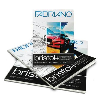 11x14" Fabriano Bristol+ Pad (20 sheets)