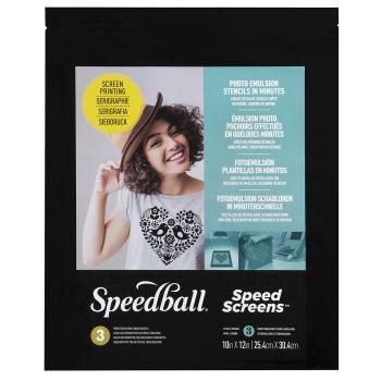 Speedball Speed Screens 10x12 Photo Emulsion Stencils (3-Pack)