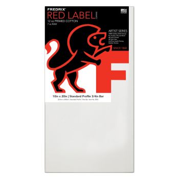 Fredrix Red Label 3/4" Deep Medium Tooth 10x20 Canvas