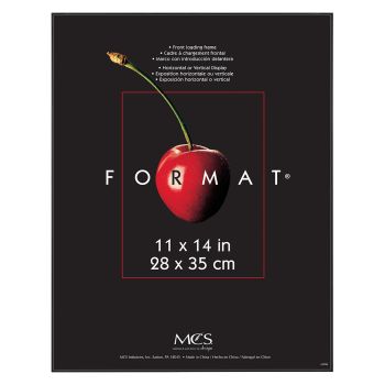 MCS Format Frame Black - Black, 11" x 14"