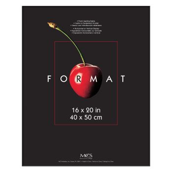 MCS Format Frame Black - Black, 16" x 20" (Box of 6)