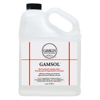 Gamblin Gamsol Odorless Mineral Spirits 1 Gallon