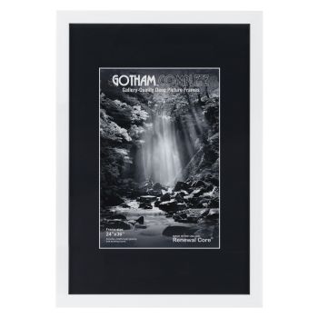 Gotham Complete White, 24"x36" Frame w/ Acrylic + Backing