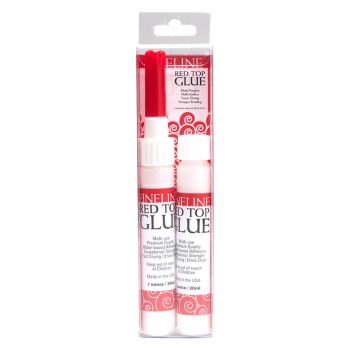 Fineline Red Top Glue 2-Pack 18 Gauge Tips & 30ml Bottles