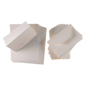Fabriano Medioevalis Folded Blank Cards & Envelopes - Box of 20 3.3x5.1"
