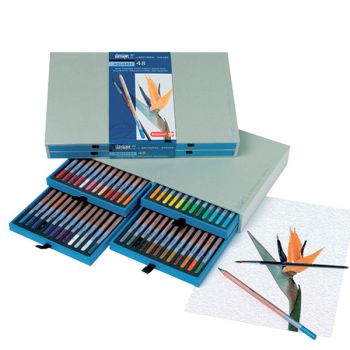 Talens Bruynzeel Design Watercolor Aquarel Pencil Box Set of 48