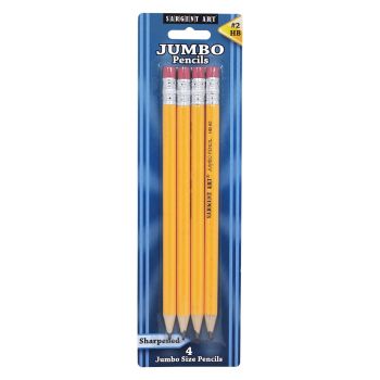 Sargent Art 7In Jumbo Pencil Pack of 4