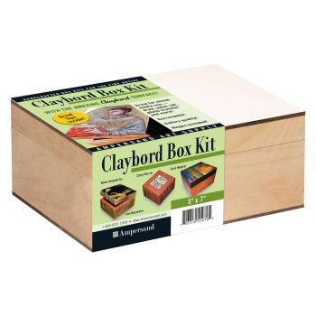 Ampersand Claybord Box Kit 5X7in with Hinged Box