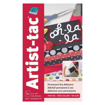 Artist-Tac Adhesive Dots 25 Sheets 5 x 9"