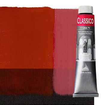 Maimeri Classico Oil Color 200 ml Tube - Permanent Red Deep 