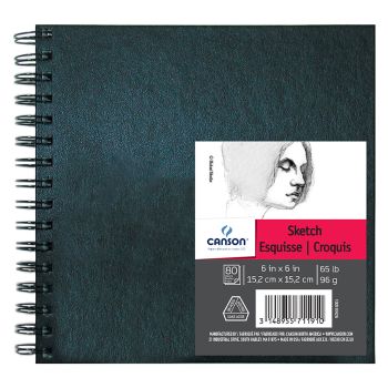 Canson Field Sketch Book 6" x 6", 80 Sheets