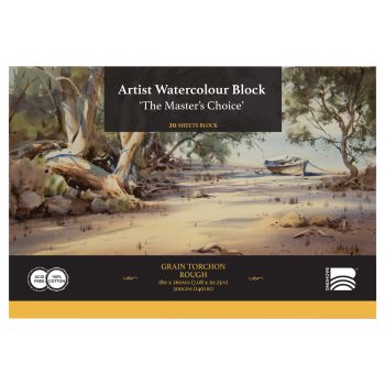 Masters Choice Watercolor Block 140 lb Rough 7.09x10.24 in 20-Sheet