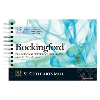 Bockingford Watercolor Paper 140lb Cold Press 7x10" Spiral Pad