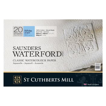 Waterford Watercolor Block 140lb Cold Press 7x10" 20-Sheets