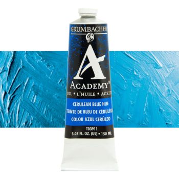 Grumbacher Academy Oil Color 150 ml Tube - Cerulean Blue Hue