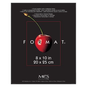 MCS Format Frame Black - Black, 8" x 10"