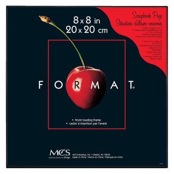 MCS Format Frame Black - Black, 8" x 8"
