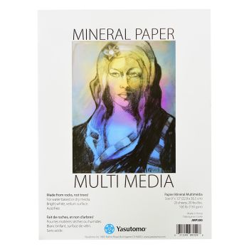 Yasutomo Mineral Paper Pad 9x12" 20-Sheets