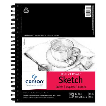 Canson Universal Recycled Sketch Pads 9" x 12"