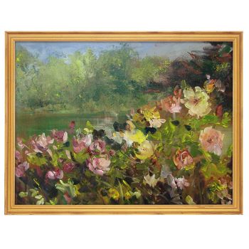Academy Gold Frame, artwork by Diane Stolz