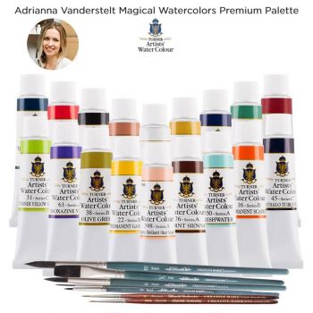 Adrianna Vanderstelt Magical Turner Watercolors Premium Palette Signature Set