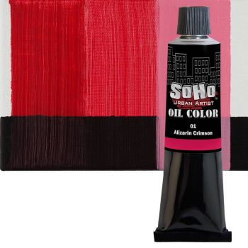 SoHo Artist Oil Color Alizarin Crimson 170ml Tube