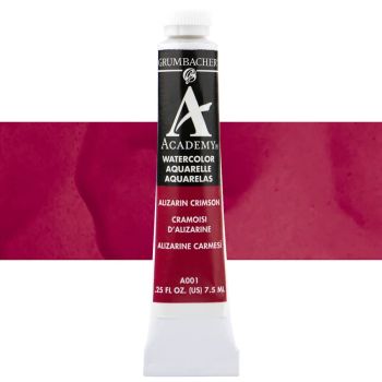 Grumbacher Academy Watercolor 7.5 ml Tube - Alizarin Crimson