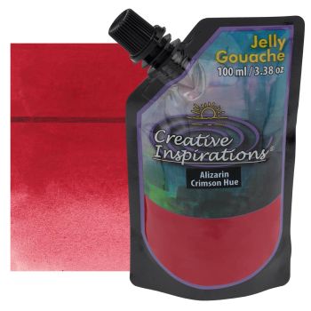 Creative Inspirations Jelly Gouache Pouch - Alizarin Crimson Hue (100ml)