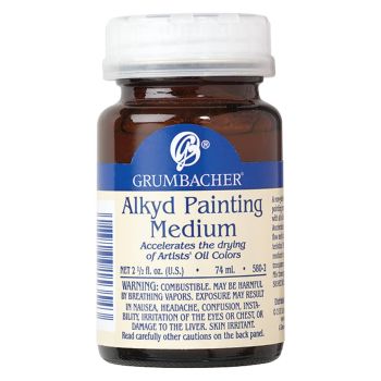 Grumbacher Pre-Tested Alkyd Painting Medium 2.5 oz Bottle
