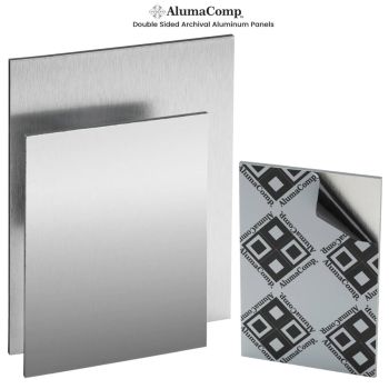 AlumaComp Double Sided Panels - Smooth and Brushed Aluminum Surface