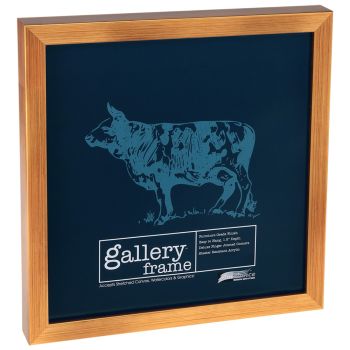 Ambiance Gallery Wood Frame Single 8x8 - Antique Gold