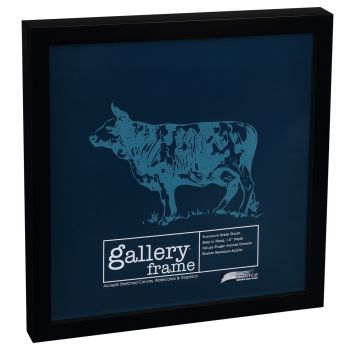 Ambiance Gallery Wood Frame Single 24x24" - Black