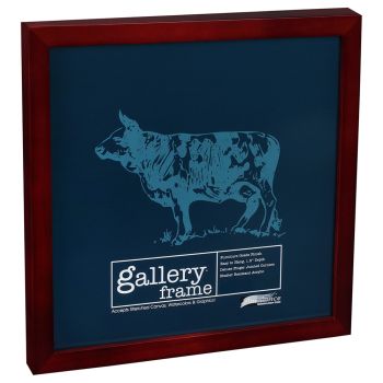 Ambiance Gallery Wood Frame 6"x6", Cherry 1-1/2" Deep