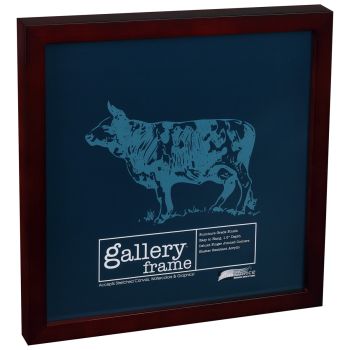 Ambiance Gallery Wood Frame 6"x6", Mahogany 1-1/2" Deep