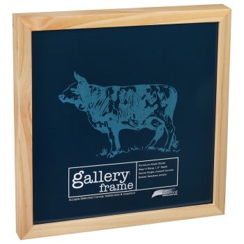 Ambiance Gallery Wood Frame - 24" x 24" Natural, 1-1/2" Profile (Single)