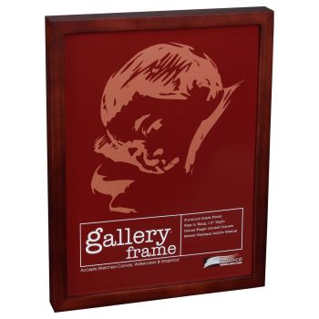 Ambiance Gallery Wood Frame - 11" x 14" Walnut, 1-1/2" Profile (Single)