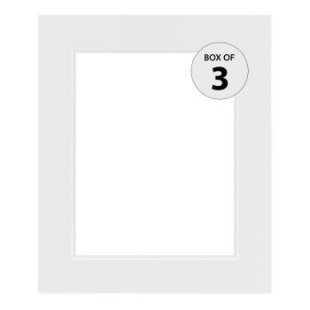 Ambiance Studio Frame White 24X36 Plexi Glazing Box of 3 