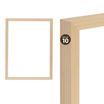Ambiance Unfinished Wood Gallery Frame - Box of 10 12x16 In