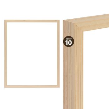 Ambiance Unfinished 16x20In Wood Gallery Frame, Box of 10 
