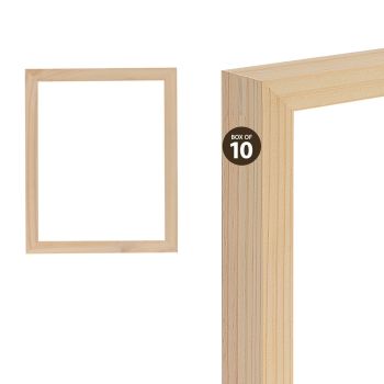 Ambiance Unfinished Wood Gallery Frame - Box of 10 8x10 In