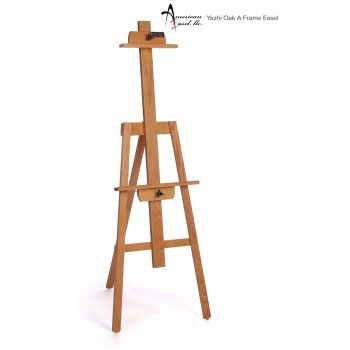 Soho Urban Artist Wooden A-Frame Lyre Easel Mahogany