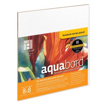 Ampersand Museum Series Aquabord 1/8" Flat Panel 8" x 8"