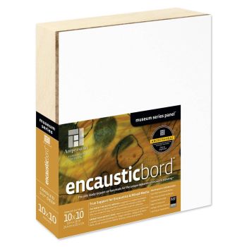 Ampersand Encausticbord 1-1/2 Cradled Panel 10x10"