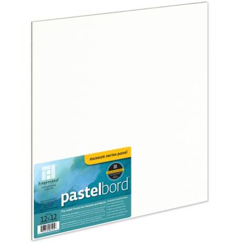 Ampersand Museum Series Pastelbord Single Board 12x12" - White