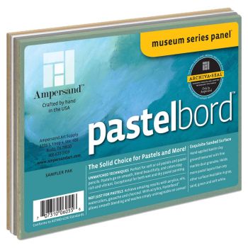Ampersand Museum Series Pastelbord Four Pack 5x7" - 4 Color Sampler